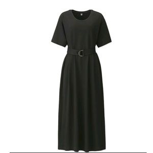 Uniqlo T-Shirt Belted Maxi Dress